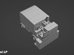 Lego Zamboni 3D Model