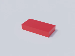 Lego Brick Tile Collection 3D Model