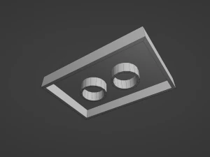 Lego Brick Tile Collection 3D Model
