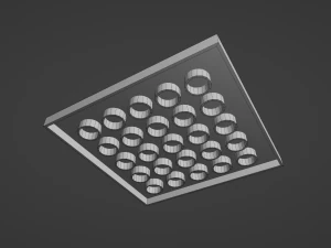 Lego Brick Tile Collection 3D Model