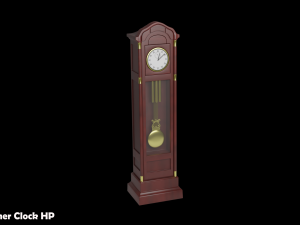 Grandfather Clock Set 3D Модель