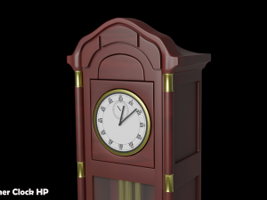 Grandfather Clock Set 3D Модель