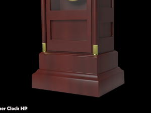 Grandfather Clock Set 3D Модель
