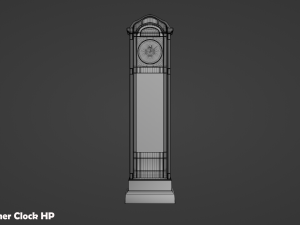 Grandfather Clock Set 3D Модель