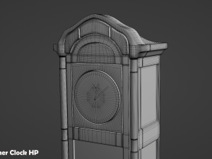 Grandfather Clock Set 3D Модель
