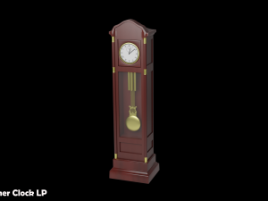Grandfather Clock Set 3D Модель