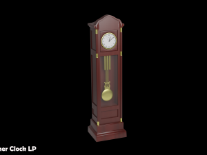 Grandfather Clock Set 3D Модель