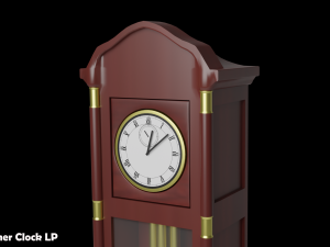 Grandfather Clock Set 3D Модель