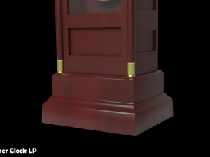 Grandfather Clock Set 3D Модель