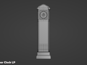 Grandfather Clock Set 3D Модель
