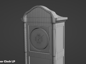 Grandfather Clock Set 3D Модель