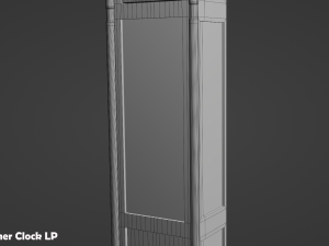 Grandfather Clock Set 3D Модель