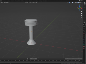 Retro Bar Stool 1 Modelo 3D