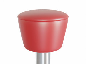 Retro Bar Stool 5 3D मॉडल