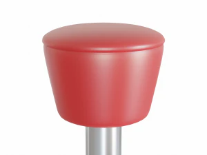 Taburete de bar retro 5 Modelo 3D