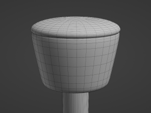 Retro Bar Stool 5 3D मॉडल