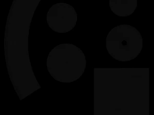 Taburete de bar retro 5 Modelo 3D