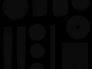 Taburete de bar retro 6 Modelo 3D