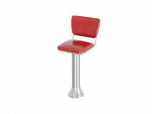 Retro Bar Stool Collection 3D Model