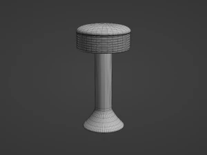 Retro Bar Stool Collection 3D Model