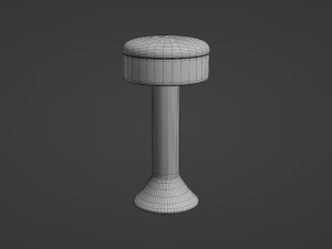 Retro Bar Stool Collection 3D Model