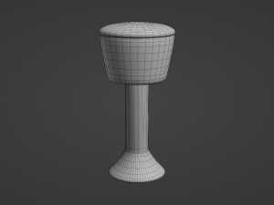 Retro Bar Stool Collection 3D 모델