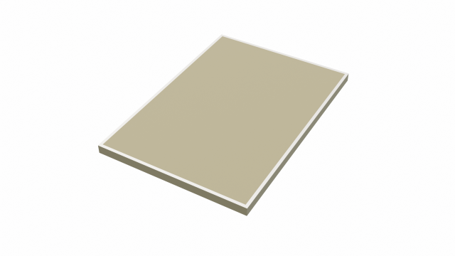 Blank Poster Modelo 3D .c4d .max .obj .3ds .fbx .stl .blend 