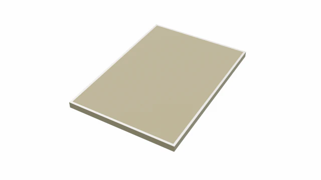 P&ocirc;ster em branco Modelo 3D .c4d .max .obj .3ds .fbx .stl .blend 