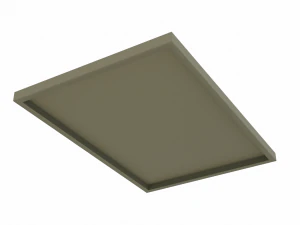 P&ocirc;ster em branco Modelo 3D