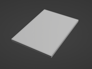 Blank Poster Modelo 3D