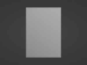 Blank Poster Modelo 3D