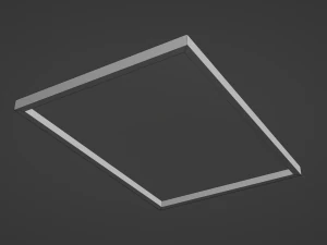 P&ocirc;ster em branco Modelo 3D