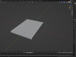 P&ocirc;ster em branco Modelo 3D