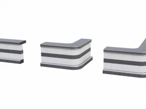 Collezione di banconi da pranzo retr&ograve; Modello 3D