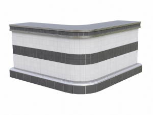 Retro Diner Counter Collection Modelo 3D
