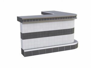 Retro Diner Counter Collection Modelo 3D