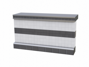 Retro Diner Counter Collection Modelo 3D