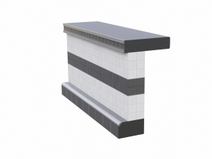 Retro Diner Counter Collection Modelo 3D