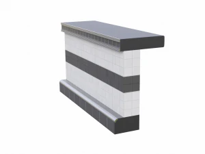 Retro Diner Counter Collection 3D Model