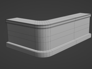 Retro Diner Counter Collection Modelo 3D