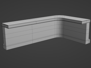Retro Diner Counter Collection Modelo 3D