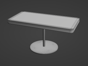 Retro Diner Table Collection Modelo 3D