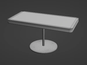 Cole&ccedil;&atilde;o de mesa de jantar retr&ocirc; Modelo 3D
