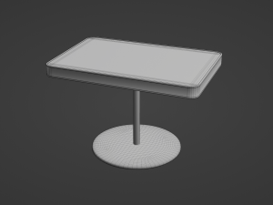 Retro Diner Table Collection Modelo 3D
