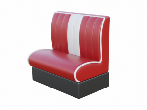 Retro Diner Booth 1 Modelo 3D