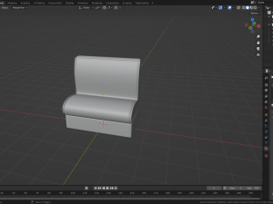 Retro Diner Booth 2 Modelo 3D