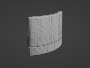 Retro Diner Circular Booth 3D Model