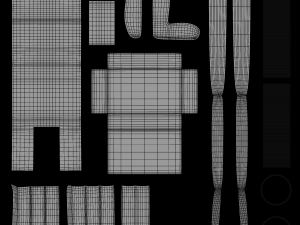 Retro Diner Waiting Booth 3D Model