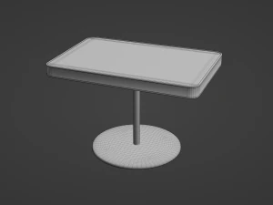 Retro Diner Booth Collection 3D Model