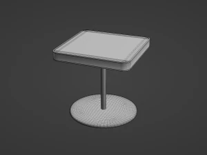 Retro Diner Booth Collection 3D Model